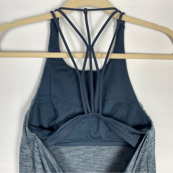 Lululemon Raise the Barre tank in Heathered Nocturnal Teal in size 4 - Picture 6 of 8